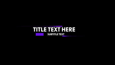 Professional Bright Accent Color Echo Title Reveals