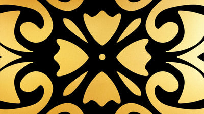 Mandala Traditional Gold Pattern Full Screen Transition 01