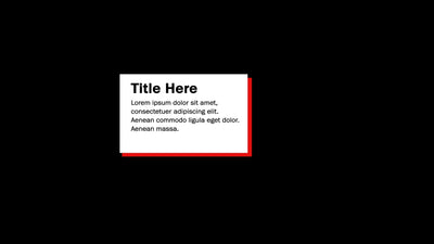 Generic Info Screen Title Quote Question Lower Third