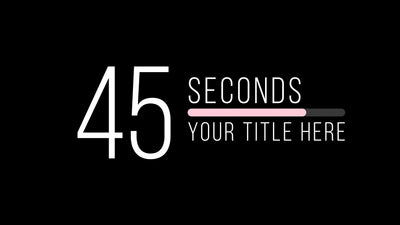 Yoga Pose Countdown Exercise Animated Timer 60 Seconds Infographic