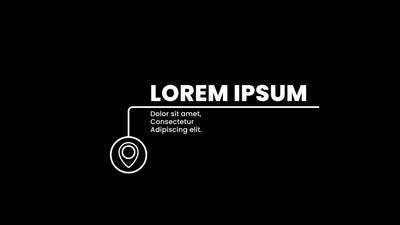 Modern Universal Pop Up Pin Location Lower Third 08