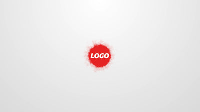 Simple Elegant Corporate Ink Splatter Logo Reveal