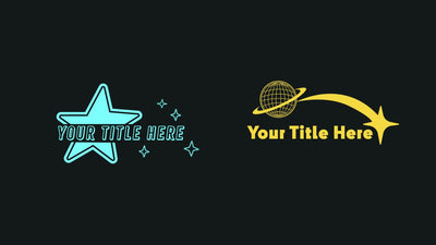 Colored Simple Animated Planet Stars Style Lower Third 02