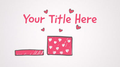 Scribble Valentine Love Emblems Animated Title 01