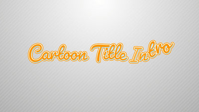 Cartoon Clean Shiny Star Glitter Text Title Intro