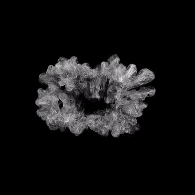Magic Spell Energy Shockwave 01 Angled Black & White