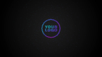 Tritone Particle Dots Forming Morphing Logo Reveal