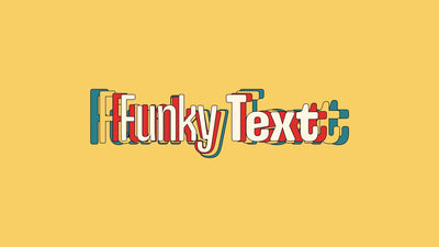 Variable Font Funky Trail Echo Colorful Title