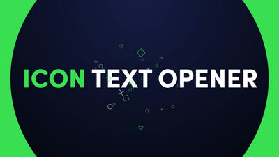 Cool Icon Opening Text Title Intro