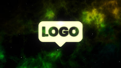 Modern Lens Flare Nebula Space Dust Cosmic Logo Reveal