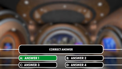 Quiz Television Show Gameshow TV Trivia Visual Animated Elements