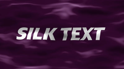 Silk Cloth Windy Texture Text Wave Title Intro