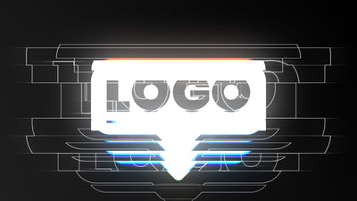 Modern Glowing Bright Shifting Parts Logo Reveal