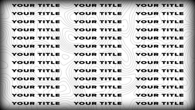 Curly Kinetic Background Lines Tour Visual Title Screen