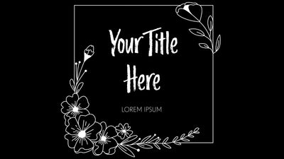 Wedding Title Hand Drawn Beautiful Screen Romantic Love Emblem 06