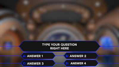 Quiz Television Show Gameshow TV Trivia Visual Animated Elements 04