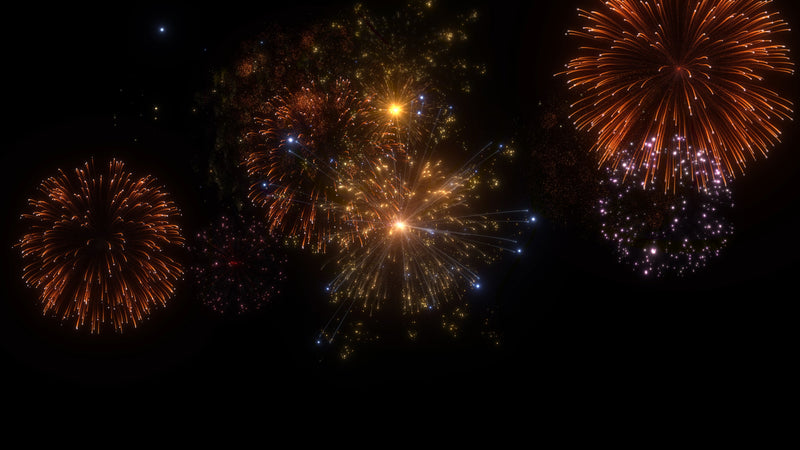 Firework Element Glow Show 02
