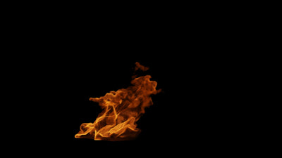 Flame Burning Hot Small Fire 05
