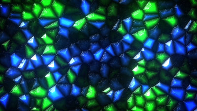 Crystal Forming Double Colored Gemstone Background