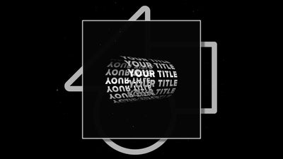 Tour Visual Kinetic Typography Boxed Intro Opener