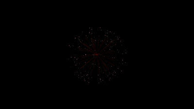 Firework Element Transparant Red 01