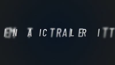 Mysterious Fade Blur Depth Cinematic Trailer Title Intro