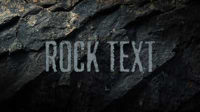 Exploding Rock Grunge Cracking Texture Title Intro