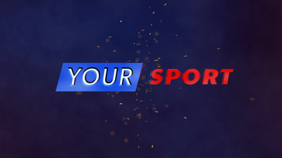 Sport News Dynamic Intro Particles Professional Title