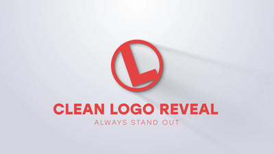 Clean Plain Flat Design Business Modern Light Logo Reveal