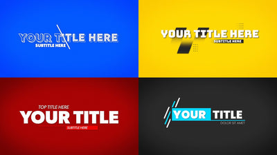 Kinetic Typography Urban Design Modern Noise Collection 03