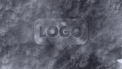 Stormy Snow Reveal Grime Icon Windy Cold Logo Reveal