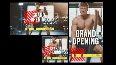Multi Resolution Sport Fitness Urban Opener Announcement