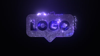 Energy Current Flashing Superhero Power Burst Logo Reveal