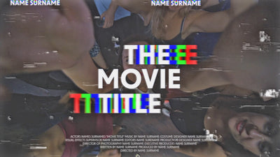 VHS Tape Grunge Movie Title Card Retro Old School Poster 02