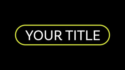 Rounded Rectangle Clean Text Reveal Title Intro