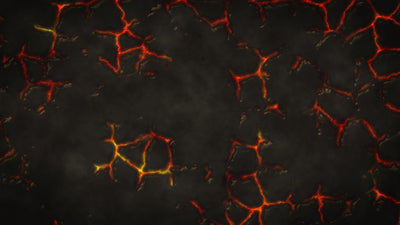 Magma Cracks In Stone Background
