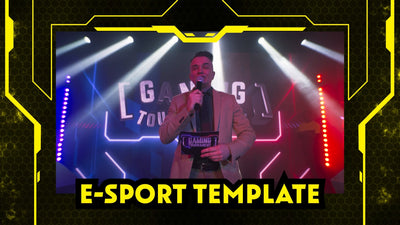 E-Sport Gaming Tournament Team Group Presentation Player Intro 03