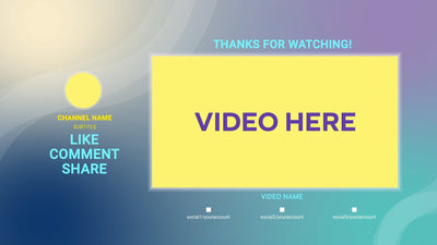 Social Video End Card Variation 01