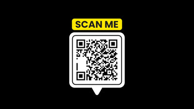 QR Code Scanner Promotion Pop Up Infographic Scan Me 05
