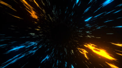 Teleport Tunnel Hyperspeed Space Background