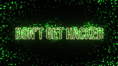 Digital Glitch Block Particles Text Title Intro