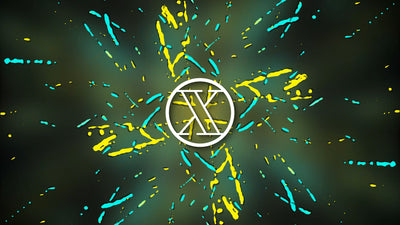 Bright Cyber Colored Handdrawn Explosion Extreme Logo Reveal