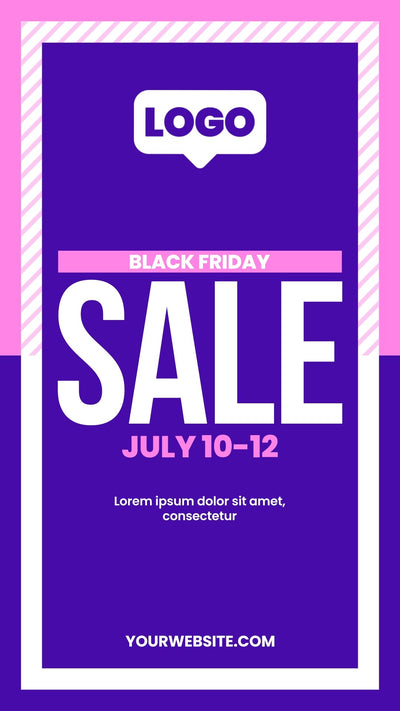 Social Media Sale Promotion Screen Story Post Vertical
