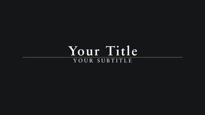 Clean Title Intro
