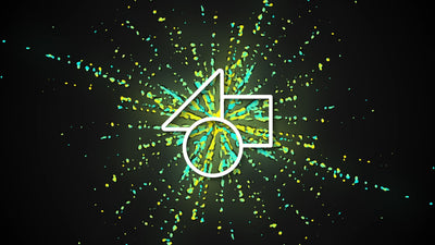 Bright Cyber Colored Handdrawn Explosion Extreme Logo Reveal