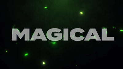 Magic Energy Spiritual Particles Text Title Intro