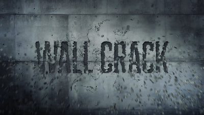 Concrete Breaking Smash Text Cracking Title Intro