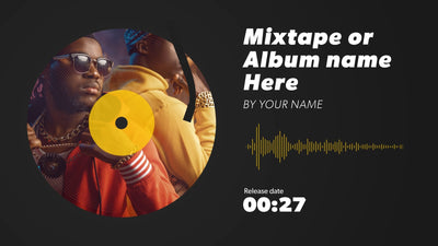 Mixtape Album Song Promotion LP Animated Wave