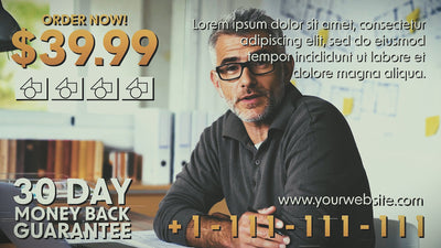 Television Advertisement Commercial Old School Grunge Buy Now 01