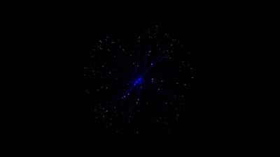 Firework Element Glow Blue 01